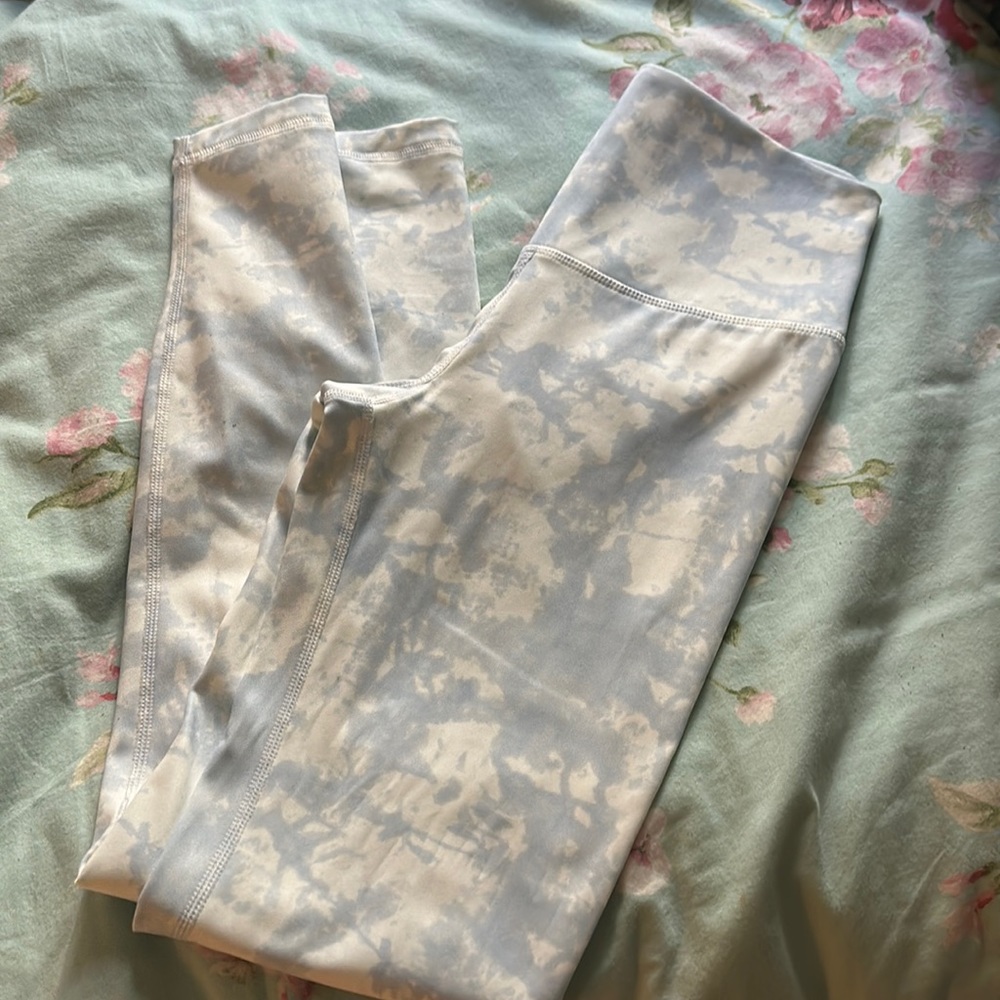 Glider blue and white leggings